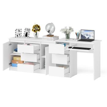 Стол компьютерный СВК Мори МС-6 левый + Комод МК1200.3