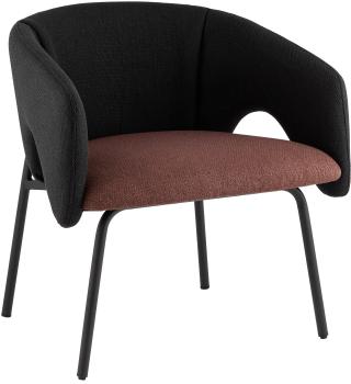 Рогожка черный/бордо