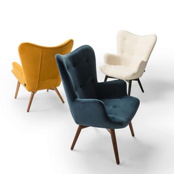 Кресло R-home Хайбэк Натуральный бук