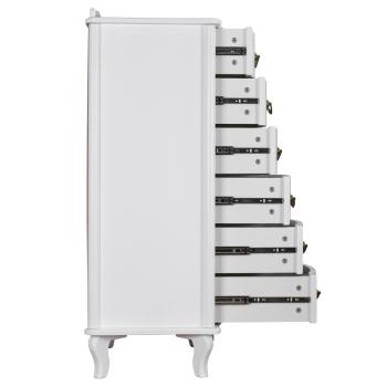 Комод Мебелик Джульетта узкий 6 ящ.