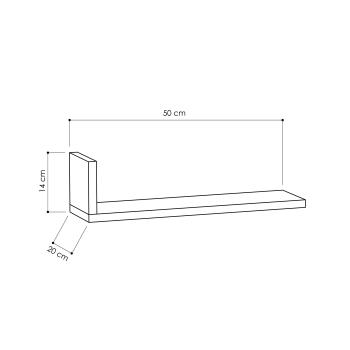 Полка прямая Леве Эль-Модель (Полка прямая LEVE L-MODEL SHELF)