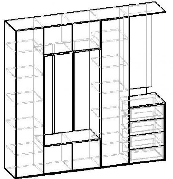 Прихожая Мебелайн «Мебелайн – 18»