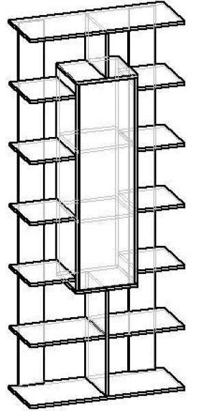 Стеллаж Мебелайн «Мебелайн – 3»