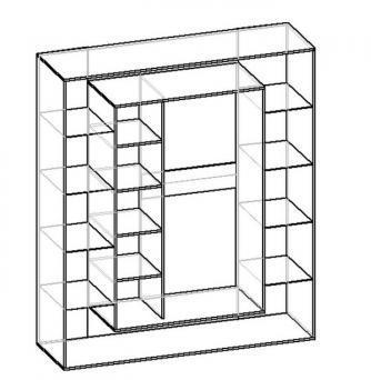 Шкаф – купе Мебелайн «Мебелайн – 6»