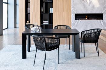 Обеденная группа на 4 персоны со стульями марсель 4sis Венето