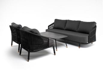 Лаунж-зона 5-местная плетеная из роупа (веревки) 4sis Верона