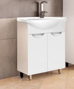 Тумба с раковиной Style Line Жасмин 55 + Умывальник Уют 55