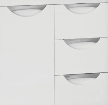 Тумба с раковиной Style Line Жасмин 65 (3 ящ.) + Умывальник Стелла 65
