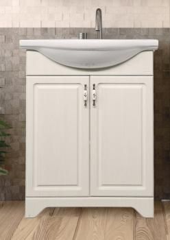 Тумба с раковиной Style Line Олеандр-2 65 + Умывальник Байкал 65