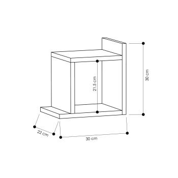 Полка фигурная LEVE BOX SHELF