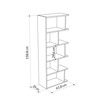 Стеллаж прямой LEVE TAPI BOOKCASE