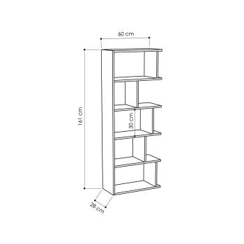 Стеллаж прямой LEVE TAPI BOOKCASE SET OF 2