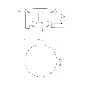 Стол журнальный LEVE CORRO COFFEE TABLE