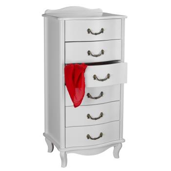 Комод Мебелик Джульетта узкий 6 ящ.