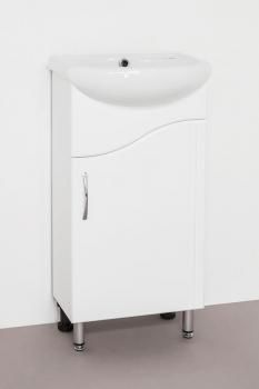 Тумба с раковиной Style Line Эко Волна 2 + Умывальник Азов 40