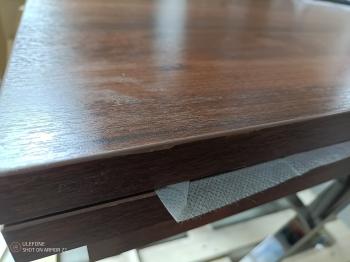 Стол-трансформер Cross D44/S79 миланский орех/опоры нерж.сталь (У)