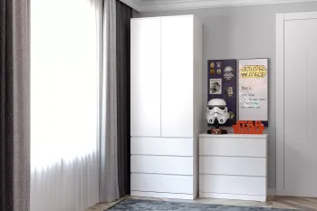 Шкаф распашной Гуд Лакк Варма Стор 80