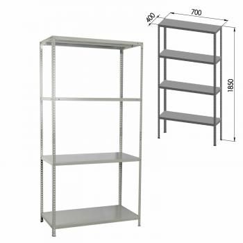 Стеллаж металлический BRABIX MS-185/40/70-4