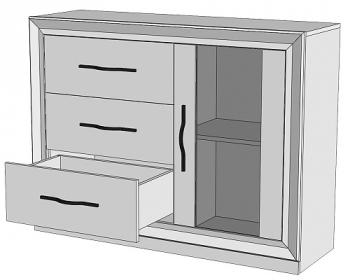 Комод Мэрдэс Км-120/38 ФС