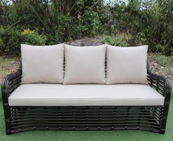 Диван из искусственного ротанга трехместный 4sis Ницца