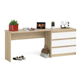 Дуб сонома/белый