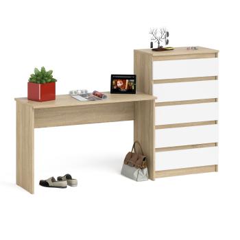 Дуб сонома/белый