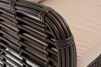 Диван из искусственного ротанга трехместный 4sis Ницца