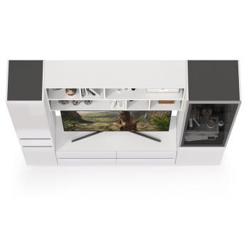 Гостиная Mobi Сидней Комплектация № 42 13.63 + 15.57 2шт + 13.201 + 13.202