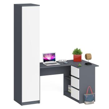 Стол компьютерный СВК Мори МС-16 правый + Пенал МШ400.1