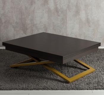 Стол-трансформер Levmar Cross D23/S90 Венге/Золото