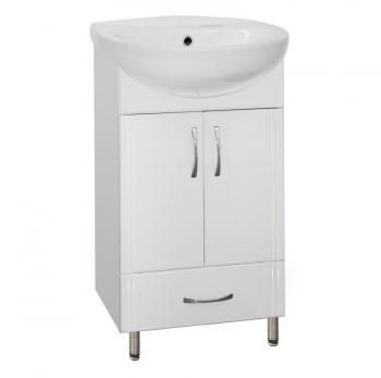 Тумба с раковиной Style Line Эко Стандарт 9/1 Б + Умывальник Канны 50