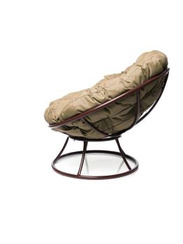 Кресло M-group ПАПАСАН без ротанга коричневое