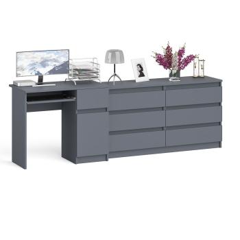 Стол компьютерный СВК Мори МС-1 правый + Комод МК1380.6