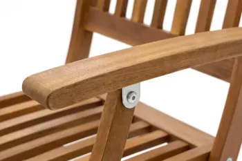 Стул из акации Joygarden OXFORD складной с подлокотниками