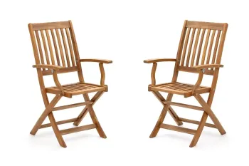 Стул из акации Joygarden OXFORD складной с подлокотниками