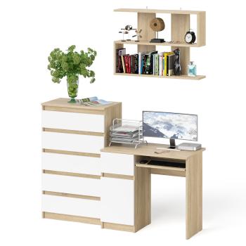 Дуб сонома/белый