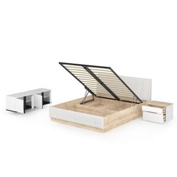 Кровать Муссон Mobi 11.28 + Тумба 16.03 + Тумба ТВ 13.276