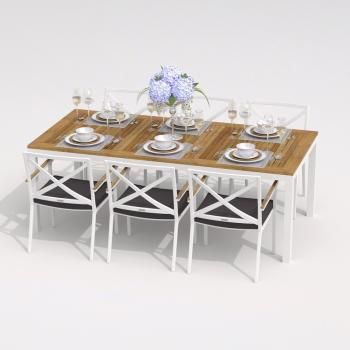 Каркас белый / стол тик 200 / ткань антрацит