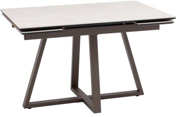 Carmen light grey, подстолье коричневое