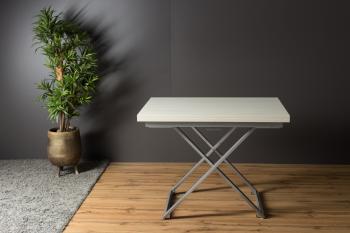 Стол трансформер Levmar Compact D36/S59 Дуб анкор светлый/Серебро