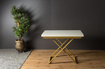 Стол трансформер Levmar Compact D36/S90 Дуб анкор светлый/Золото