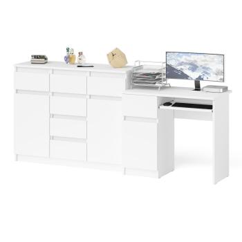 Стол компьютерный СВК Мори МС-1 левый + Комод МК1200.4