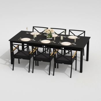 Обеденная группа Ideal Patio DOLLA FESTA - стол алюминий 220