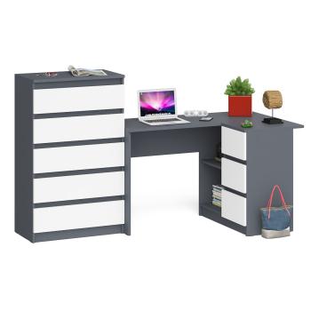 Графит/Белый