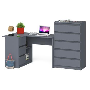 Стол компьютерный СВК Мори МС-16 левый + Комод МК700.5