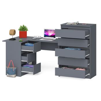 Стол компьютерный СВК Мори МС-16 левый + Комод МК700.5