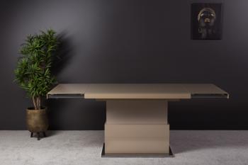 Стол-трансформер Levmar Space V41/S79 Капучино/Нержавеющая сталь