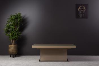 Стол-трансформер Levmar Space V41/S79 Капучино/Нержавеющая сталь