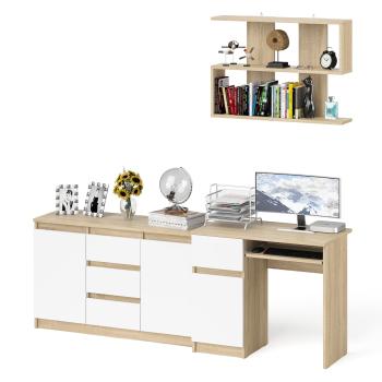 Дуб сонома/белый