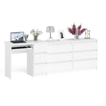 Стол компьютерный СВК Мори МС-6 правый + Комод МК1380.6